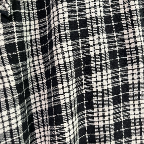 Old Navy Men’s Plaid Flannel Lounge Pants – Black & White, Size M - Picture 13 of 13